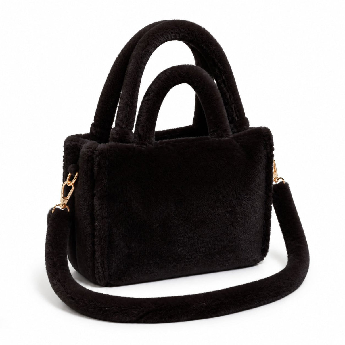 Faux Fur Hand- en Schoudertas