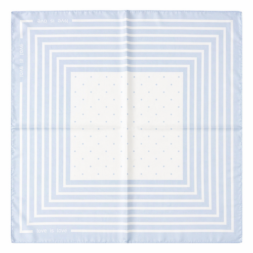 HS Sjaal - 70x70 NIEUW In 5+ Kleuren - Zijde Satijnen Look - Blauw