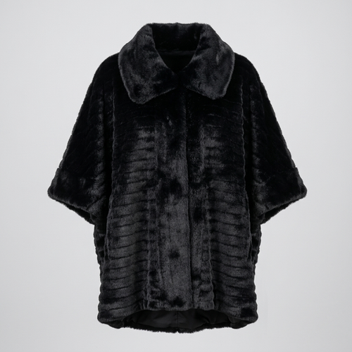 Faux Fur Poncho – Model 41091