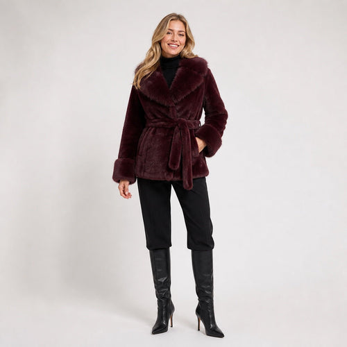 Faux Fur Jas - One Size