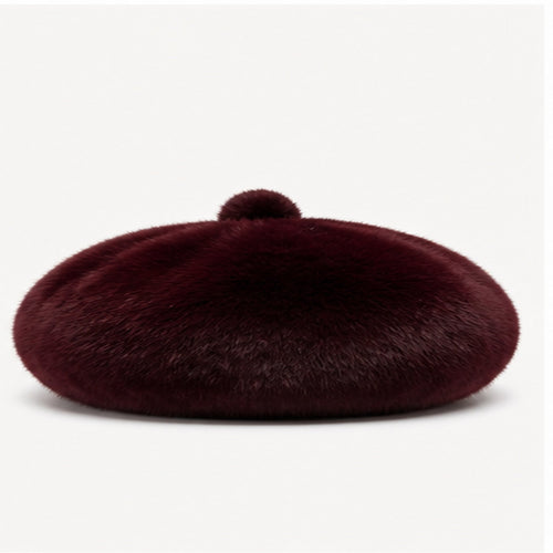 Faux Fur Baret - One Size