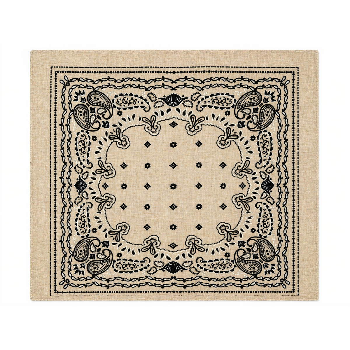 HS Sjaal - 70x70 NIEUW - In 8+ Kleuren - Cotton Look - Beige