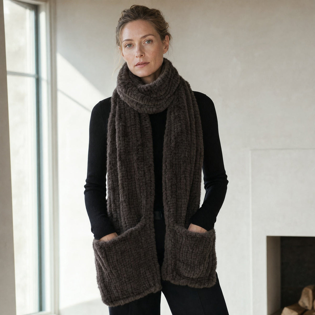 Faux Fur Sjaal - One Size