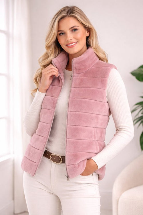 Faux Fur Gilet – One Size