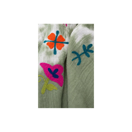 Lange Sjaal met Handgemaakte Patches