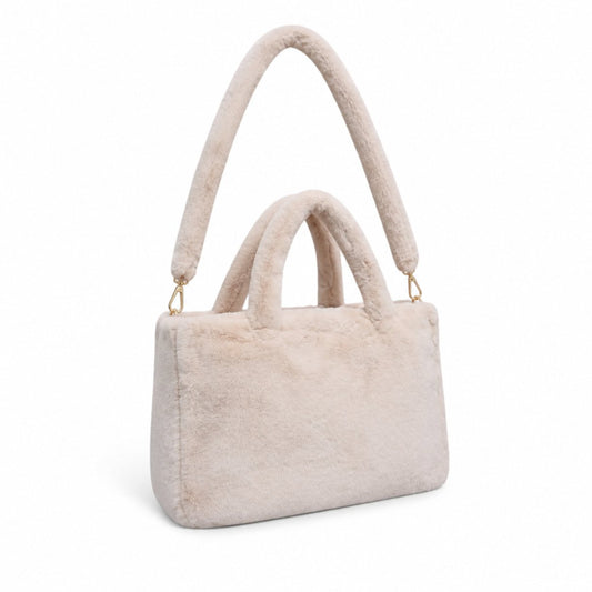 Faux Fur Hand- en Schoudertas