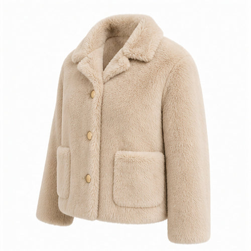 Reversible Faux Fur Jas - S/M & M/L
