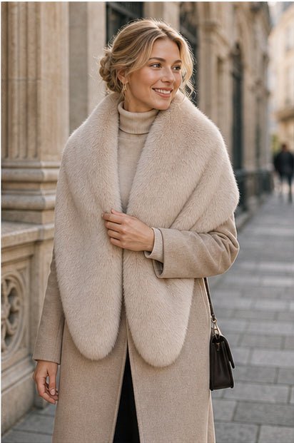 Faux Fur Stola - One Size