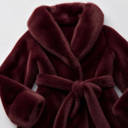 Faux Fur Jas - One Size