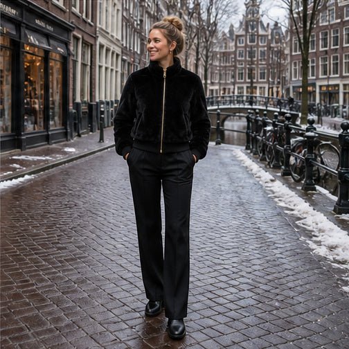 Faux Fur Bomberjas - One Size