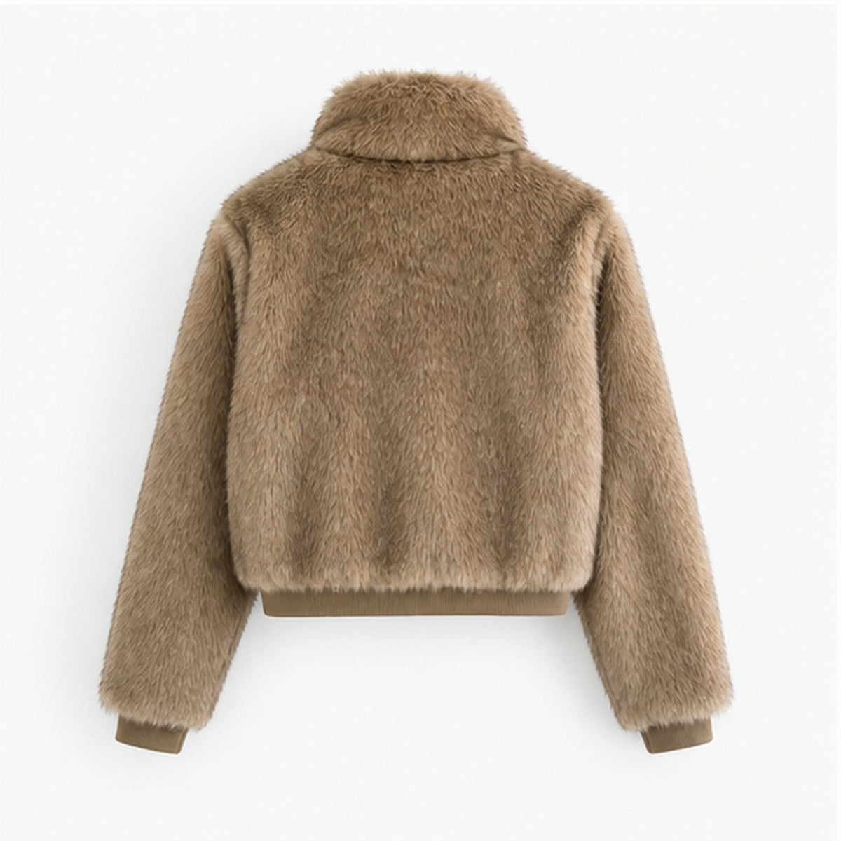 Faux Fur Bomberjas met Elastische Band - One Size