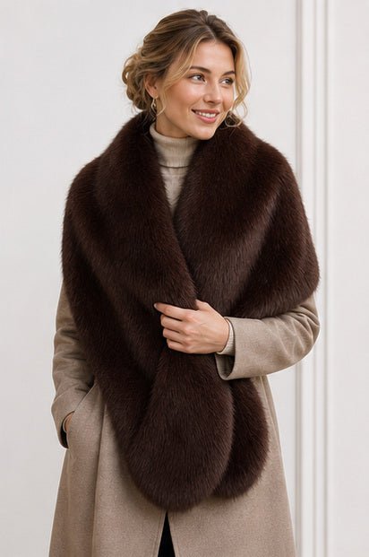 Faux Fur Stola - One Size