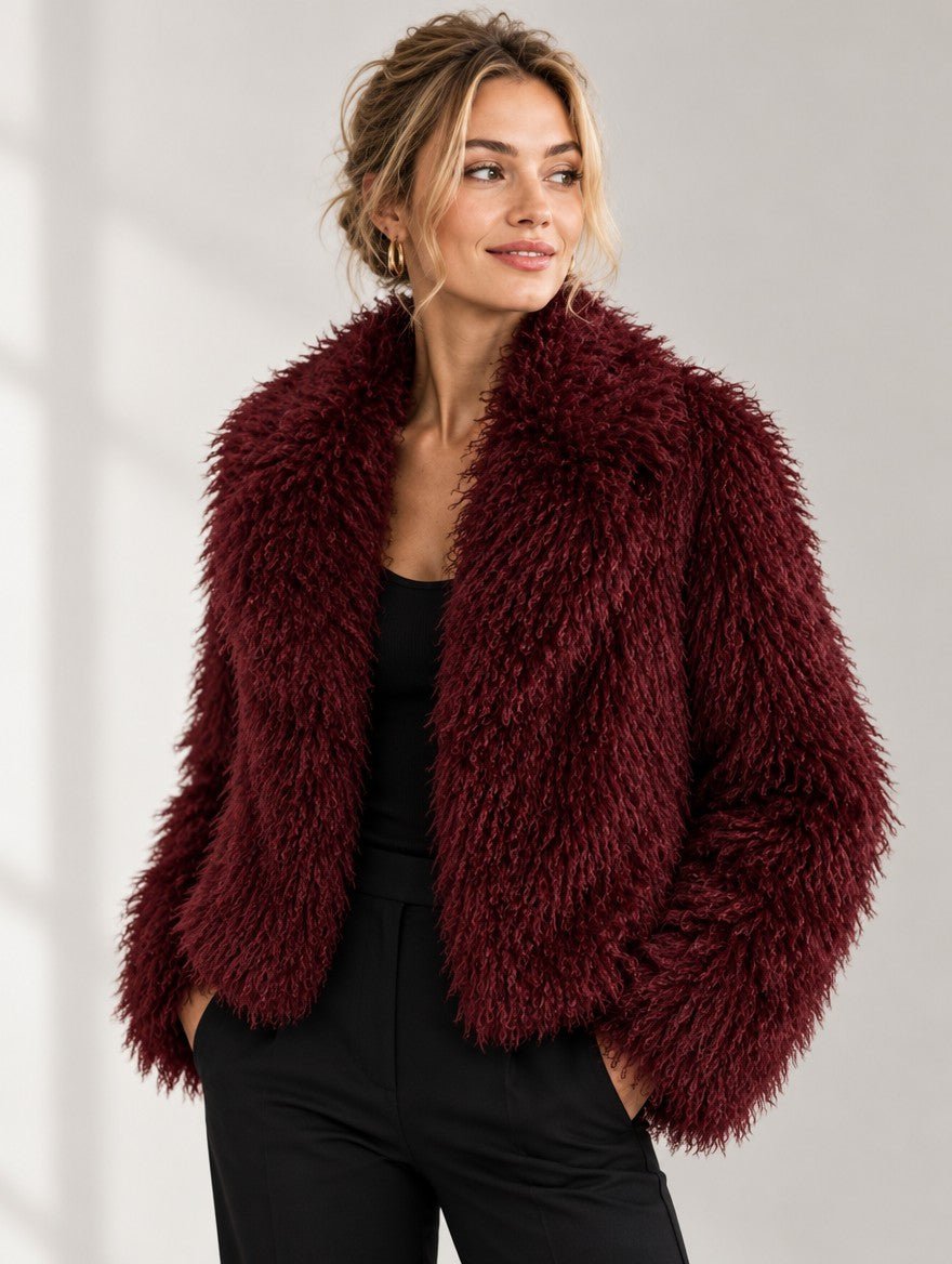 Faux Fur Shaggy Jas