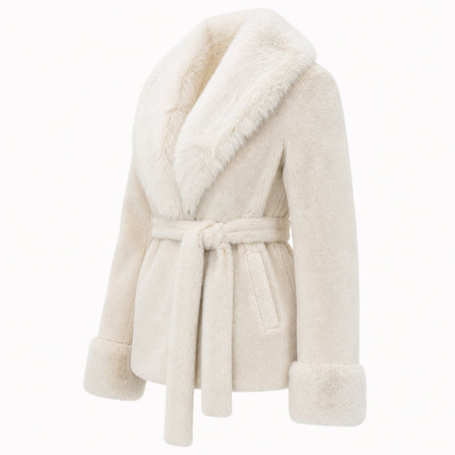 Faux Fur Jas - One Size