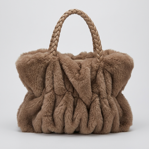 Faux Fur Shaggy Shopper – Model 15515