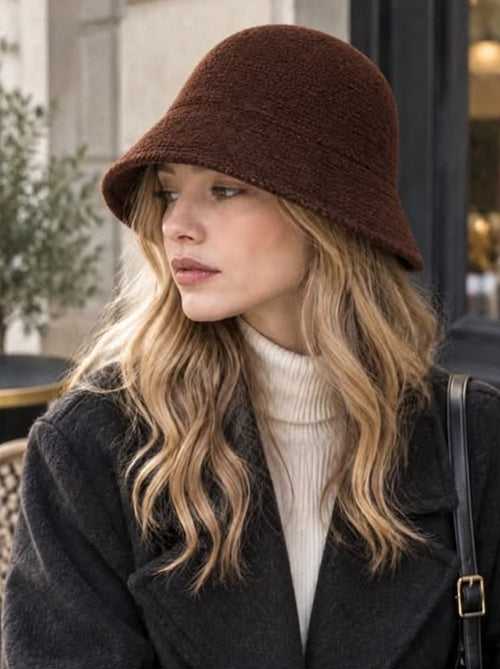 Gebreide Bucket Hat
