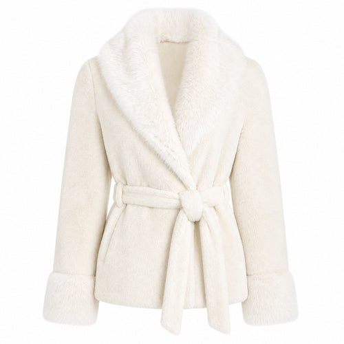 Faux Fur Jas - One Size