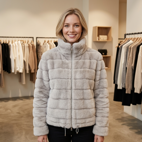 Faux Fur Jas – Model 41148
