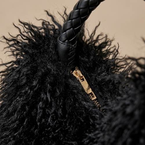 Faux Fur Shaggy Tas