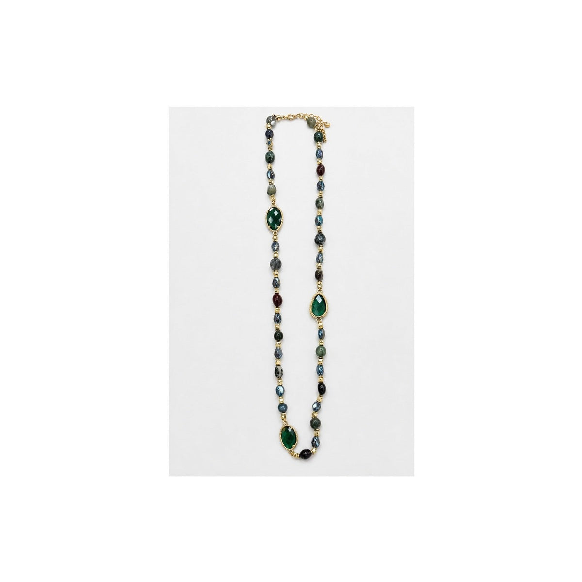 Lange Ketting met Stenen
