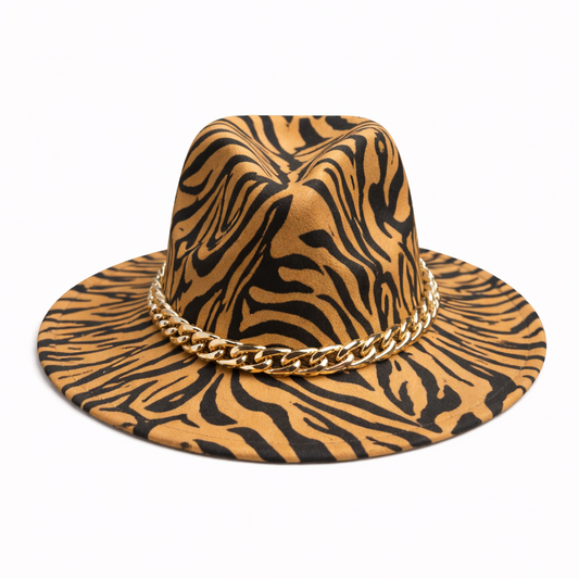 HS Hoed - In 3 Kleuren - Dikke Stevige Stof met Ketting - Panter