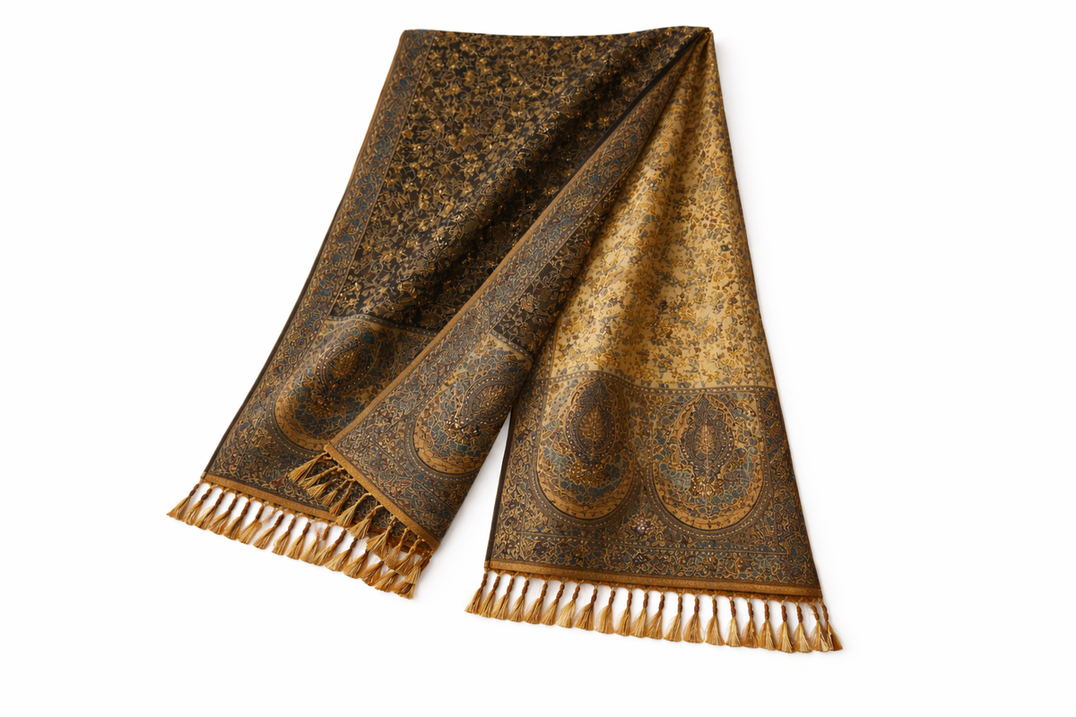 Dubbelzijdige Wintersjaal – Yak Wool