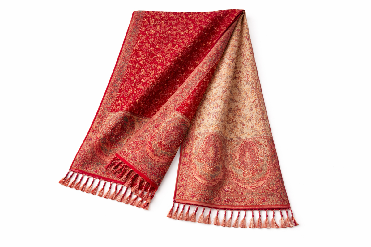 Dubbelzijdige Wintersjaal – Yak Wool