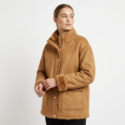 Faux Fur Jas – Model 41215
