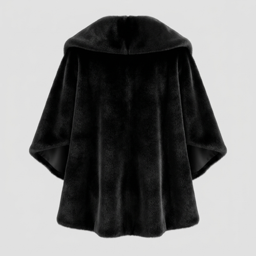 Faux Fur Poncho – Model 41090