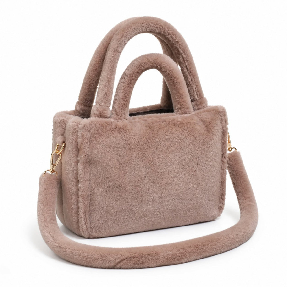 Faux Fur Hand- en Schoudertas