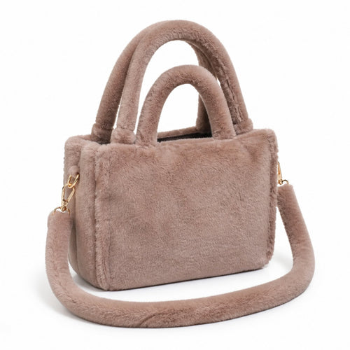 Faux Fur Hand- en Schoudertas