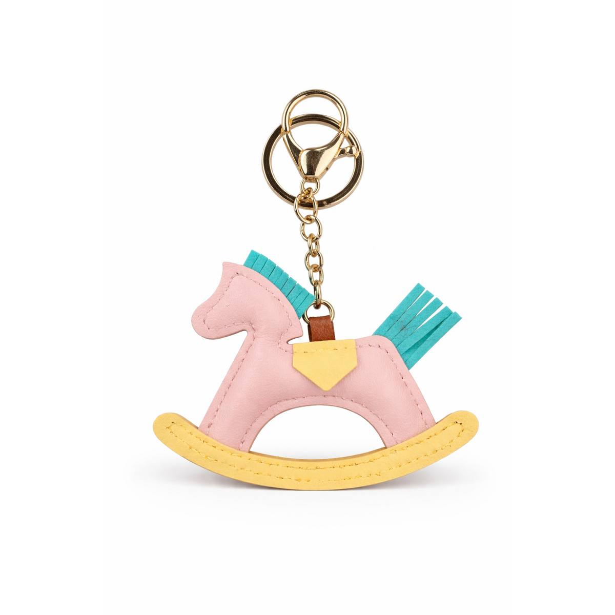 HS Sleutelhanger - In 5 Kleuren - Paard - Roze