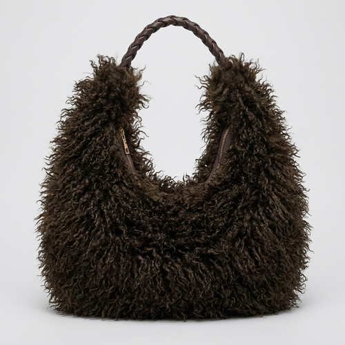 Faux Fur Shaggy Tas