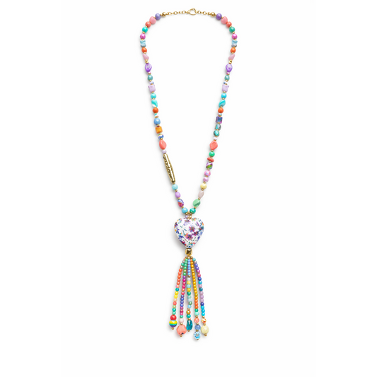 HS Lange Ketting - Hartje - statement detail - 5 kleuren