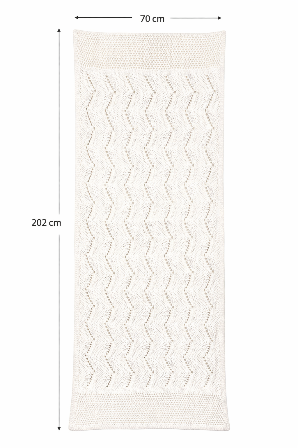 Langwerpige Sjaal – 200 x 70 cm