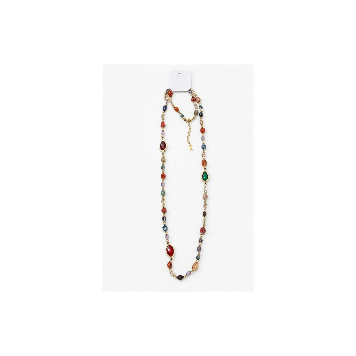 Lange Ketting met Stenen
