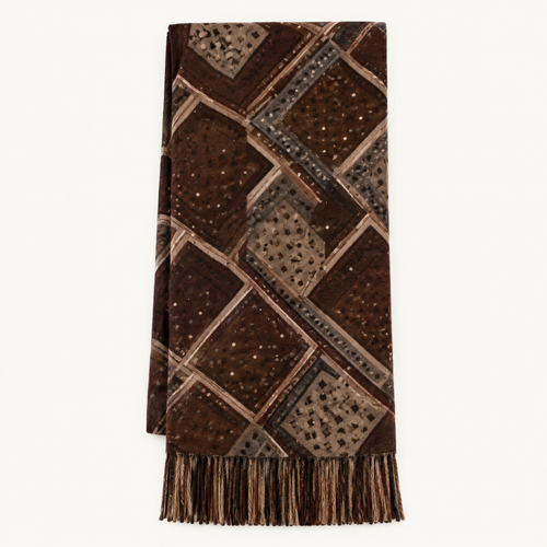 Bandana Sjaal met Goudfolie - 70x180 cm