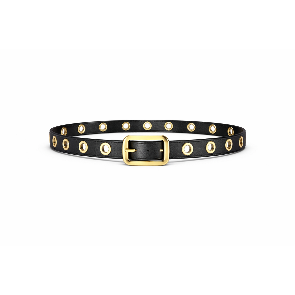 HS Riem - In 10+ Kleuren - One Size (Lange Riem) - Echt Leder - Zwart