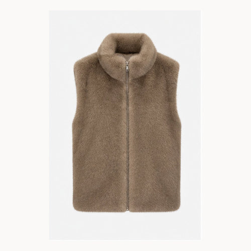 Faux Fur Bodywarmer – Model 41096