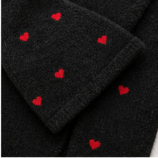 Muts & Sjaal Set met Hartjes