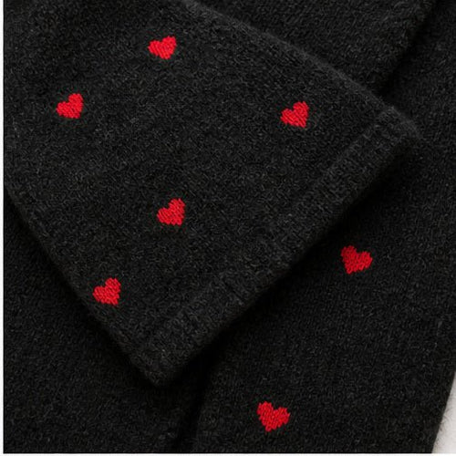 Muts & Sjaal Set met Hartjes