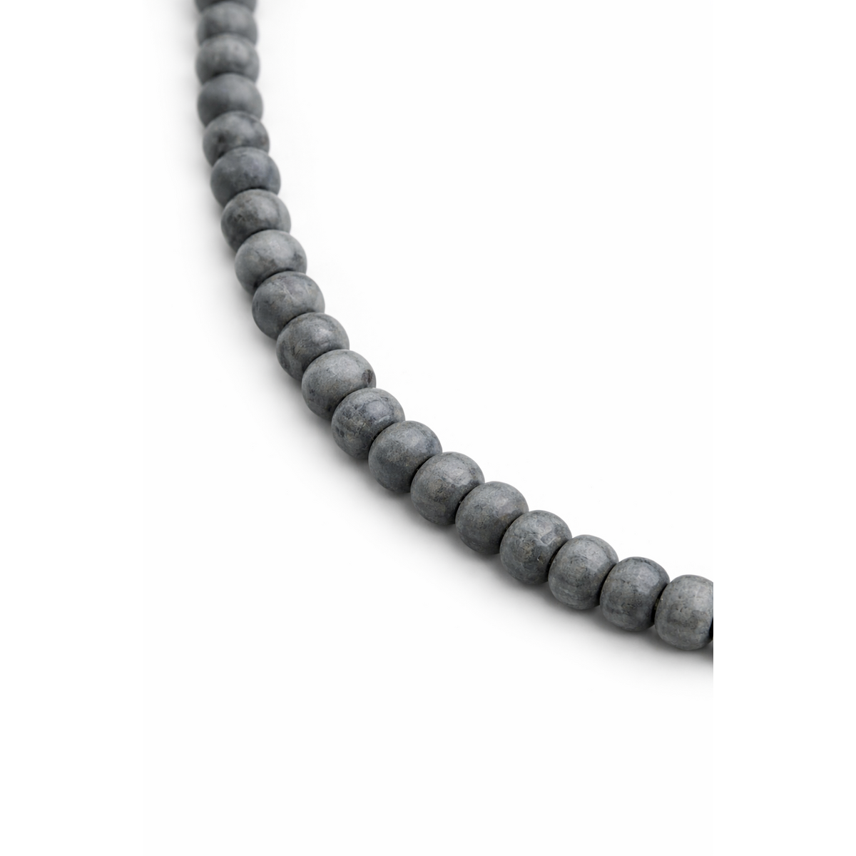 HS Ketting - In 5 Kleuren - Kralen Lang - Grijs