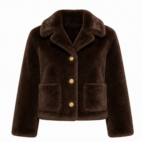 Reversible Faux Fur Jas - S/M & M/L