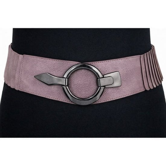 Elastische Tailleriem met Metalen Gesp – Vegan Leer