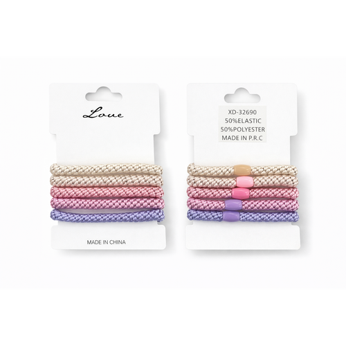 HS Elastiekjes - In 5 Kleuren - In setjes van 5 - Roze