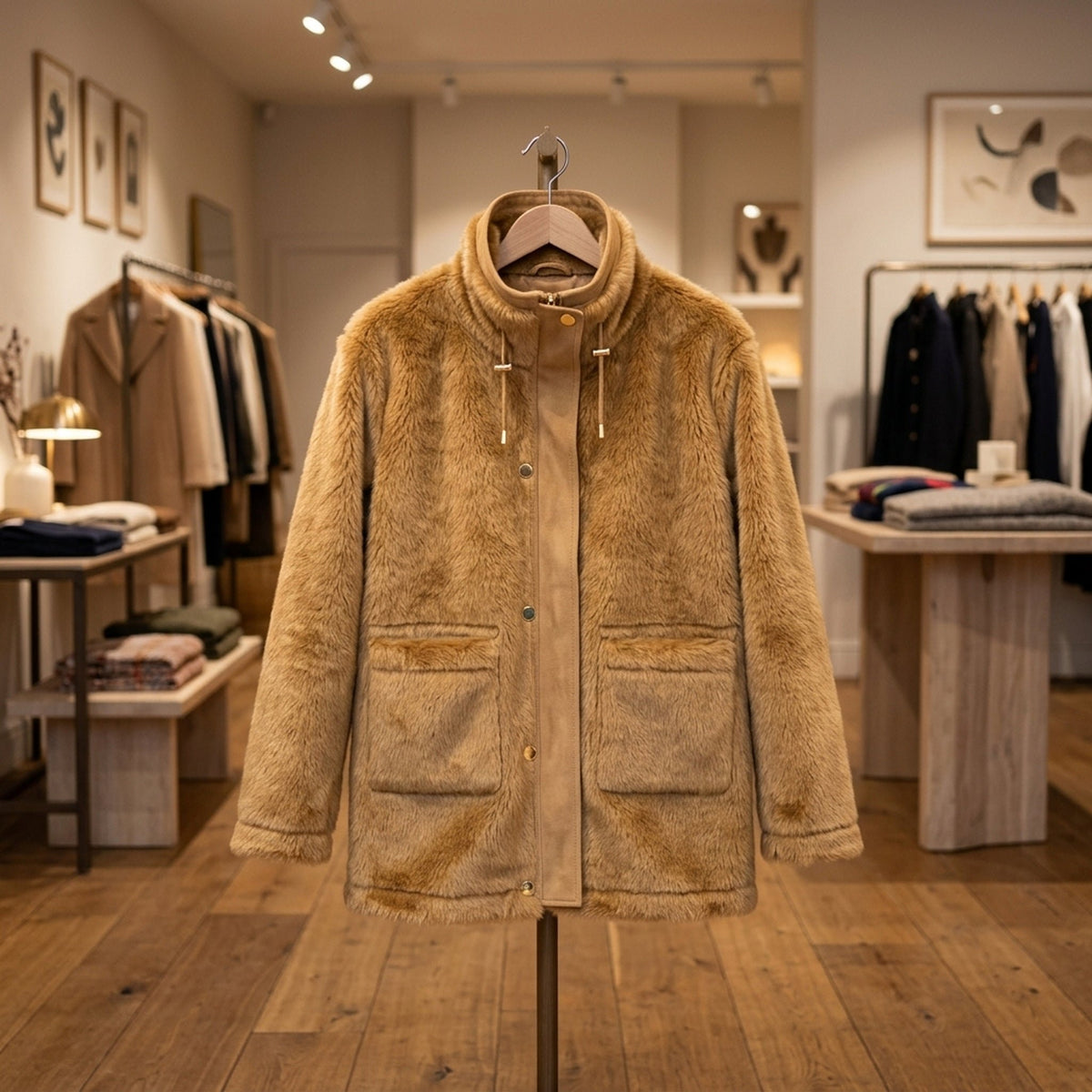 Faux Fur Jas – Model 41215