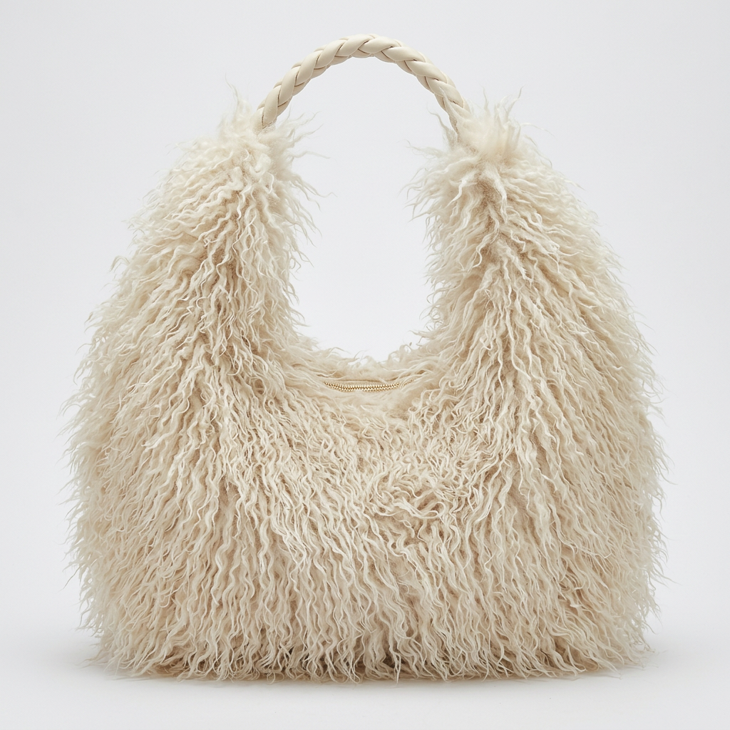 Faux Fur Shaggy Tas