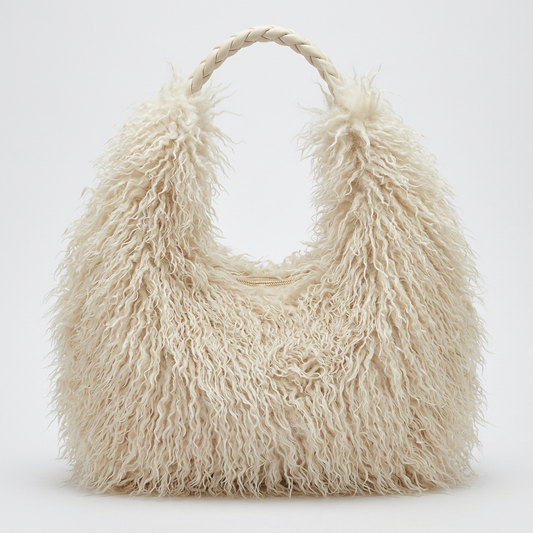 Faux Fur Shaggy Tas