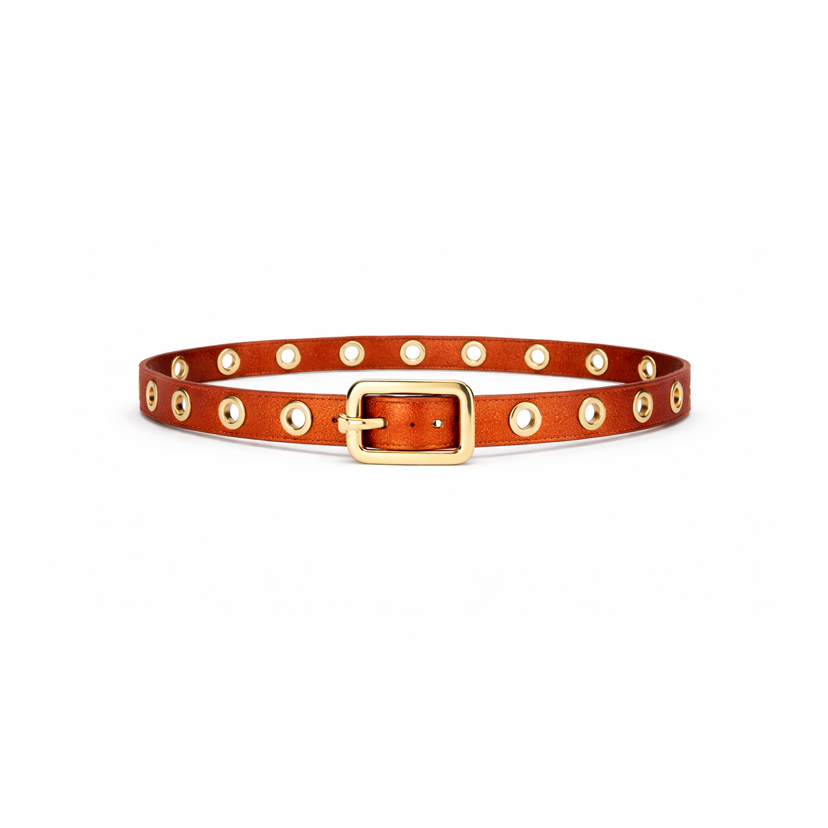 HS Riem - In 10+ Kleuren - One Size (Lange Riem) - Echt Leder - Oranje