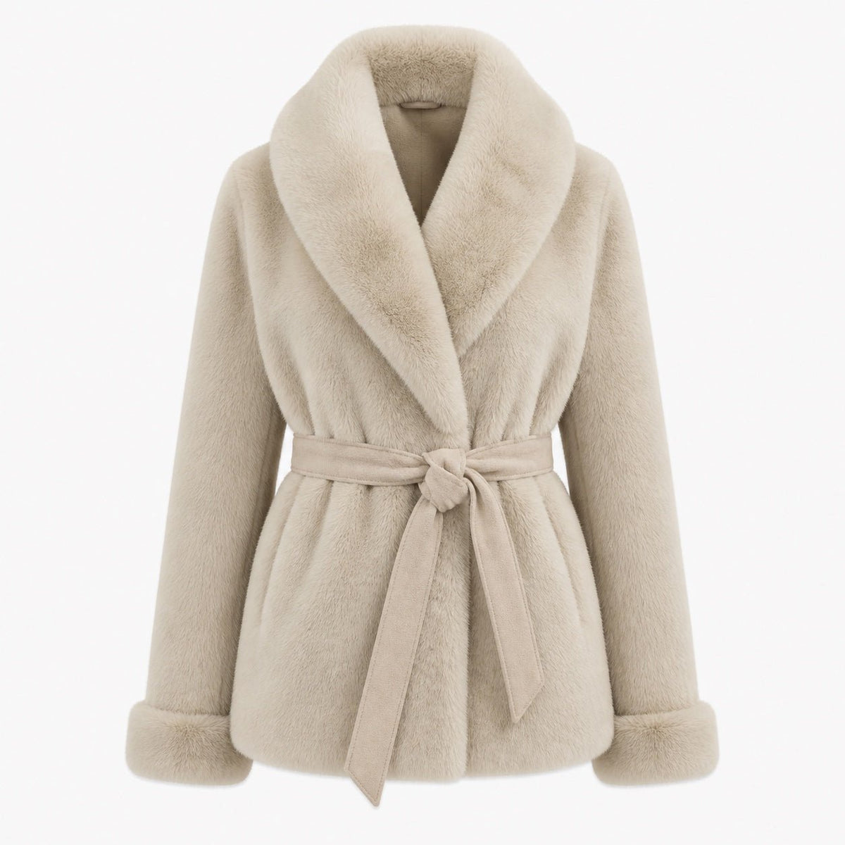 Faux Fur Jas - One Size